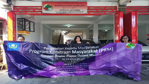 Community Service At Tridana Savings And Loan Cooperative Mandiri Denpasar