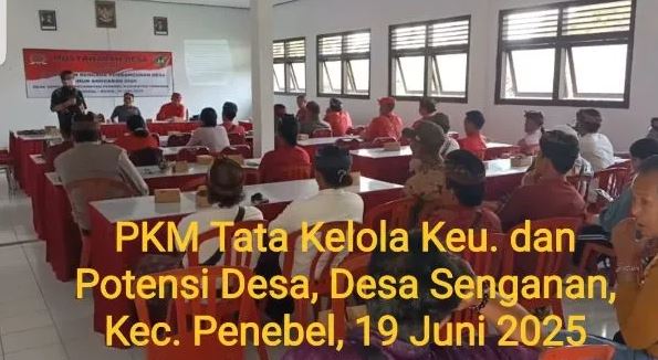 Lewat Program PKM, Dosen FEB Unwar Dorong Tata Kelola dan Kemandirian Desa Senganan